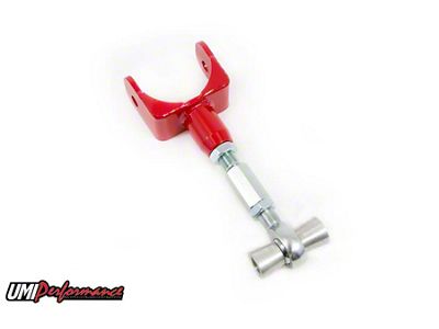 UMI Performance Adjustable Rear Upper Control Arm; Rod End; Red (11-14 Mustang)