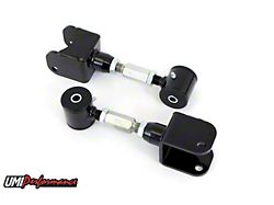 UMI Performance Adjustable Rear Upper Control Arms; Poly Bushings; Black (79-04 Mustang, Excluding 99-04 Cobra)
