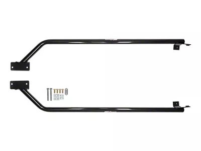 UMI Performance Bolt-In Tubular Subframe Connectors; Black (05-14 Mustang)