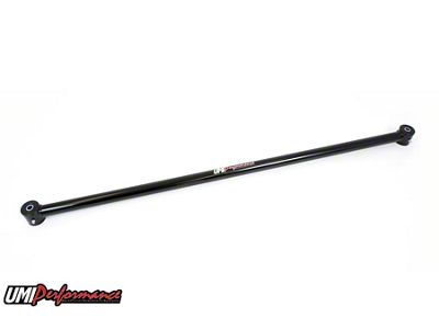UMI Performance Non-Adjustable Rear Panhard Bar; Poly Bushings; Black (05-14 Mustang)