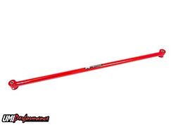 UMI Performance Non-Adjustable Rear Panhard Bar; Poly Bushings; Red (05-14 Mustang)