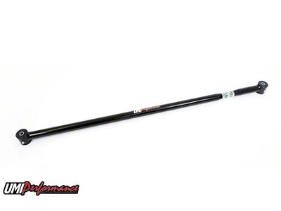 UMI Performance On-Car Adjustable Rear Panhard Bar; Poly Bushings; Black (05-14 Mustang)