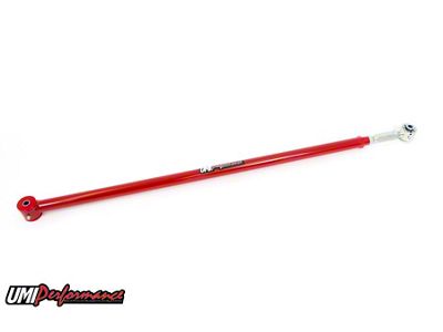 UMI Performance On-Car Adjustable Rear Panhard Bar; Roto-Joint; Red (05-14 Mustang)