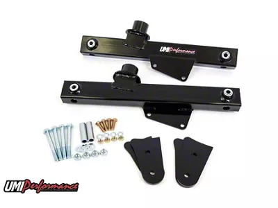 UMI Performance Rear Lift Bars; Black (99-04 Mustang, Excluding Cobra)