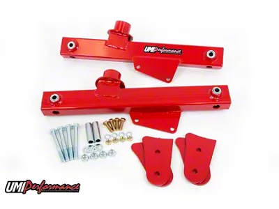 UMI Performance Rear Lift Bars; Red (99-04 Mustang, Excluding Cobra)