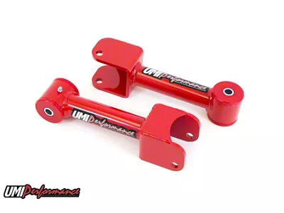 UMI Performance Rear Upper Control Arms; Red (79-04 Mustang, Excluding 99-04 Cobra)