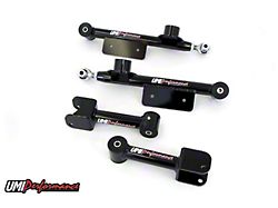 UMI Performance Rear Upper and Lower Control Arms; Black (99-04 Mustang, Excluding Cobra)