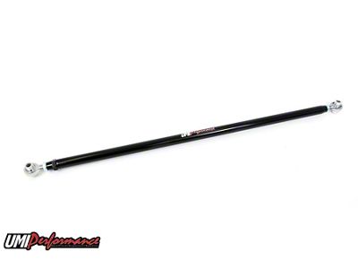 UMI Performance Single Adjustable Rear Panhard Bar; Chromoly; Black (05-14 Mustang)