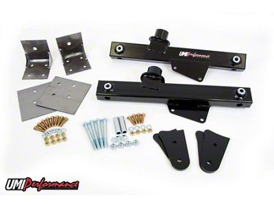 UMI Performance Stage 1 Strip Grip Kit; Black (79-93 Mustang)