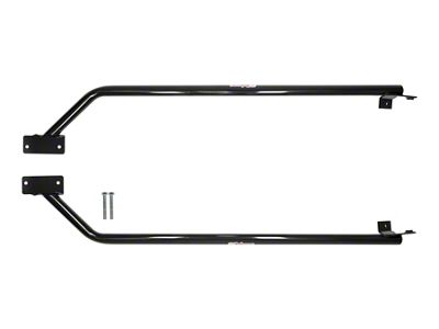 UMI Performance Weld-In Tubular Subframe Connectors; Black (05-14 Mustang)