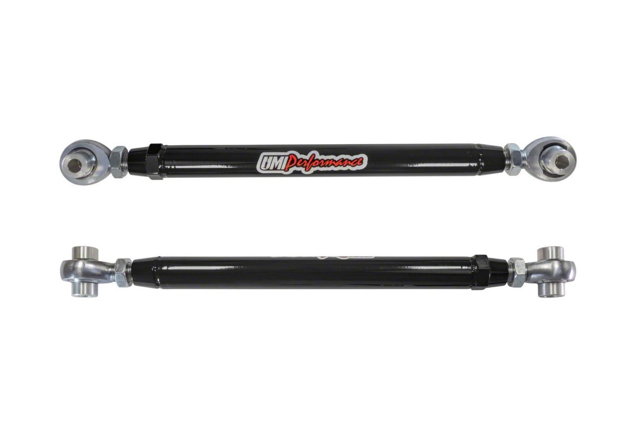 UMI Performance Camaro Adjustable Rear Toe Rods; Rod Ends; Black 2545-B ...