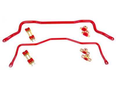 UMI Performance Tubular Front and Rear Sway Bars; Black (93-02 Camaro)