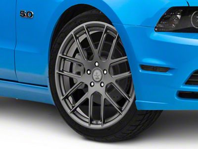 Shelby Style SB202 Charcoal Wheel; 20x9.5 (10-14 Mustang)