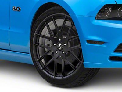 Shelby Style SB202 Satin Black Wheel; 20x9.5 (10-14 Mustang)