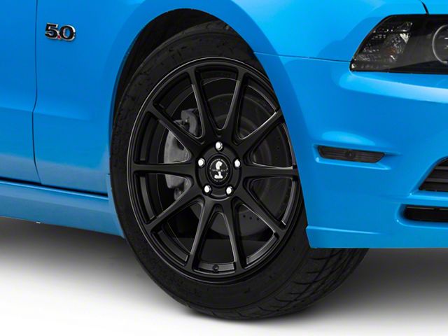 Shelby Style SB203 Satin Black Wheel; 19x9.5 (10-14 Mustang)