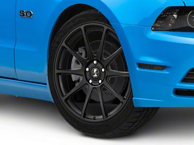 Shelby Style SB203 Satin Black Wheel; 20x9.5; 33mm Offset (10-14 Mustang)
