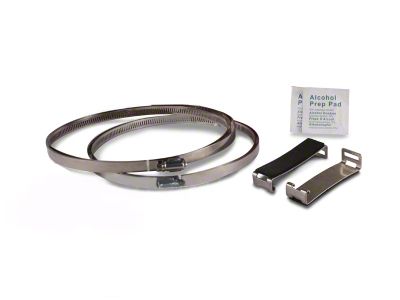 SR Performance TPMS Sensor Mounting Band and Bracket; Pair (07-09 Mustang)