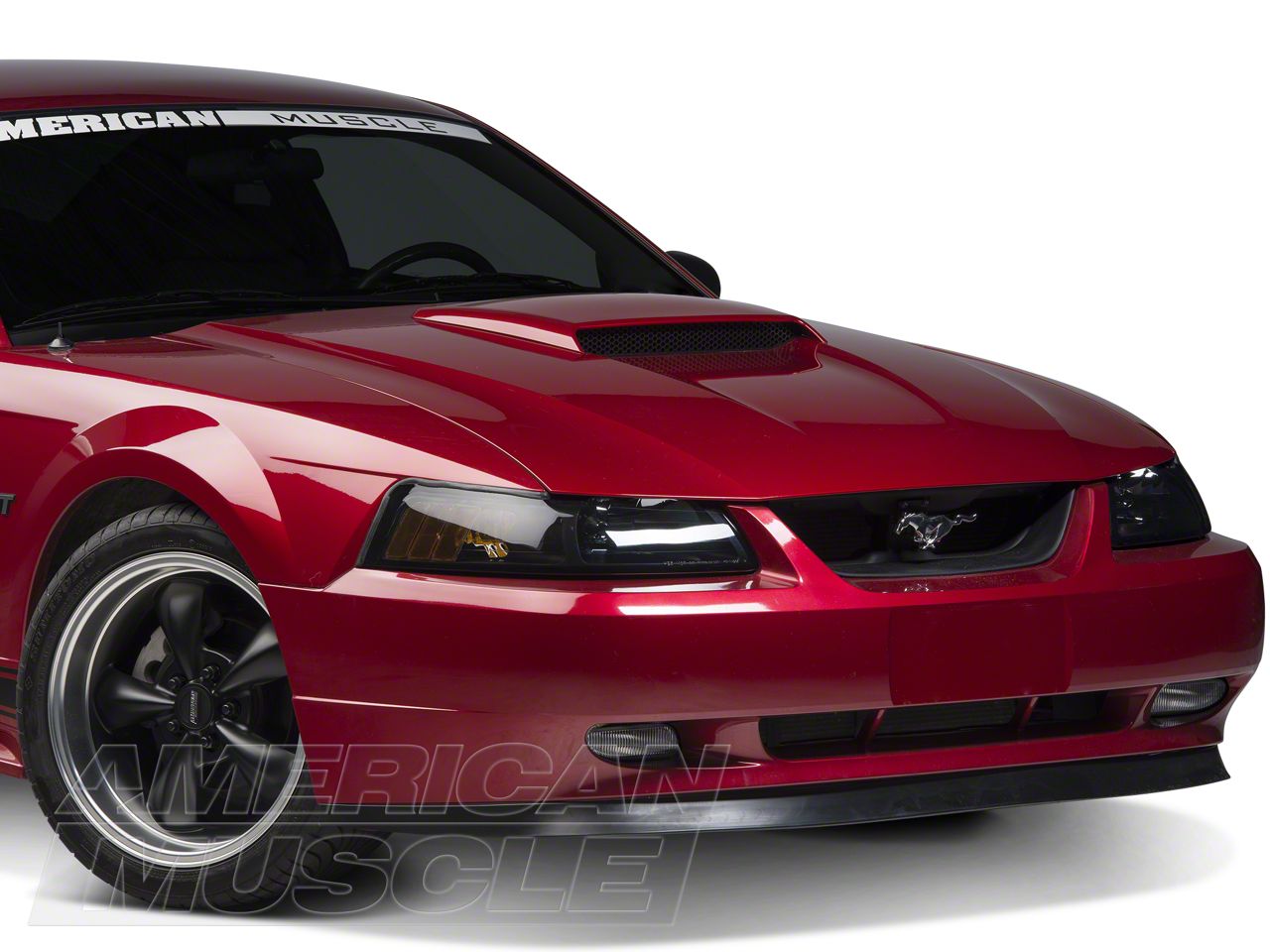 SpeedForm Mustang GT Style Hood Scoop; Unpainted 7131200 (9904 Mustang GT; 9902 Mustang V6