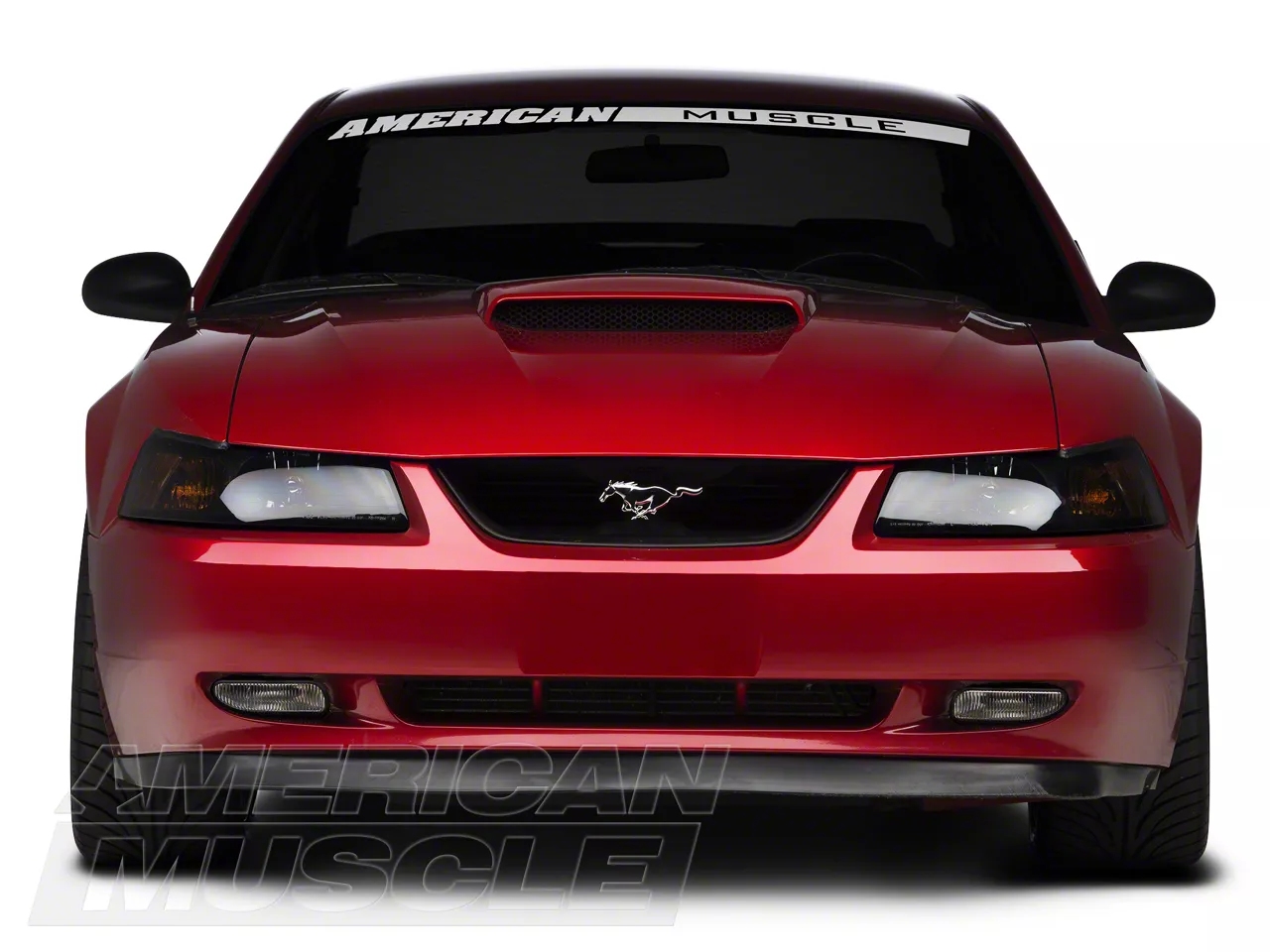 SpeedForm Mustang GT Style Hood Scoop; Unpainted 7131200 (9904 Mustang GT; 9902 Mustang V6
