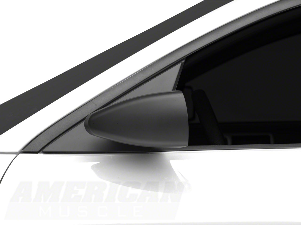 MMD Mustang Retro Mirrors; Unpainted 71308-00 (05-09 Mustang