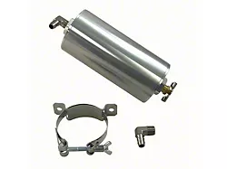 UPR Products Billet Coolant Overflow Tank; Satin (Universal; Some Adaptation May Be Required)