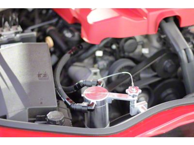 UPR Products Billet Oil Catch Can; Satin (12-15 Camaro ZL1)