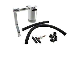 UPR Products Billet Oil Catch Can with Z Mounting Bracket; Satin (11-23 6.4L HEMI Challenger)