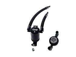 UPR Products Plug N Play Oil Catch Can; Passenger Side; Black (11-23 5.7L HEMI Challenger)