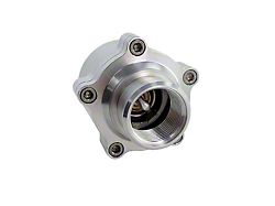 Billet Tapped Water Neck; Satin (06-14 5.7L HEMI, 6.1L HEMI Charger)