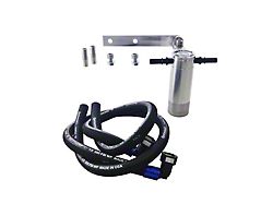 UPR Products Pro Series Plug N Play Oil Catch Can; Satin (11-23 5.7L HEMI, 6.4L HEMI Charger)