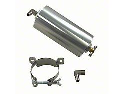 UPR Products Billet Coolant Overflow Tank; Polished (Universal; Some Adaptation May Be Required)