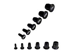 Billet Vacuum Hose Plug; 1/2-Inch/14mm; Black (Universal; Some Adaptation May Be Required)