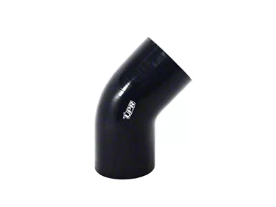 UPR Products Pro Series Silicone 45-Degree Elbow Coupler; 4.00-Inch; Black (Universal; Some Adaptation May Be Required)