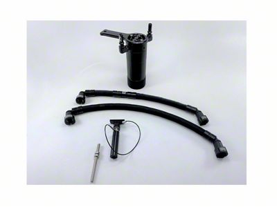 UPR Products Single Valve Plug N Play Oil Catch Can; Satin (14-19 Corvette C7, Excluding Z06 & ZR1)