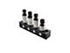 UPR Products 1/8 NPT Sensor Distribution Block; Black (Universal; Some Adaptation May Be Required)
