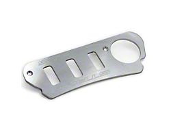 UPR Products Billet Ashtray Switch Plate with Stang Lettering; Satin (94-98 Mustang)