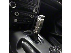 UPR Products Billet Automatic Shifter Handle; Black/Satin (15-25 Mustang w/ Automatic Transmission)