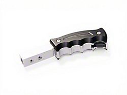 Billet Automatic Shifter Handle; Black/Satin (15-26 Mustang w/ Automatic Transmission)