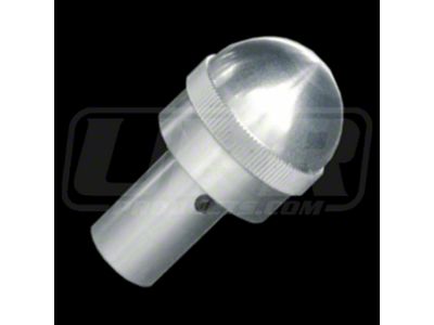 UPR Products Billet Bullet Style Headlight Knob; Satin (94-04 Mustang)