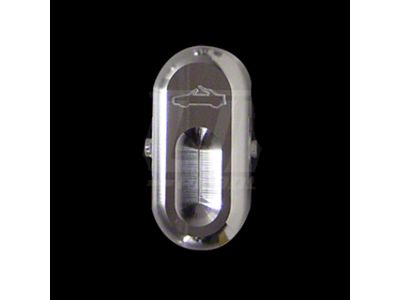 UPR Products Billet Convertible Top Switch; Satin (94-04 Mustang Convertible)