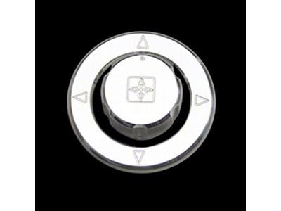 UPR Products Billet Designer Mirror Control Kit; Satin (05-09 Mustang)