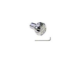 Billet Designer Style Headlight Knob; Polished (94-04 Mustang)