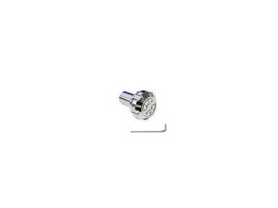 UPR Products Billet Designer Style Headlight Knob; Polished (94-04 Mustang)