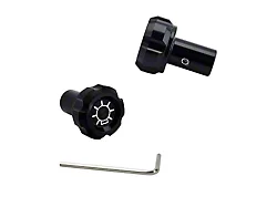 UPR Products Billet Designer Style Headlight Knob; Satin (94-04 Mustang)