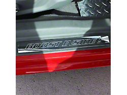 UPR Products Billet Door Sills with Boost Inside Logo; Polished (05-14 Mustang)