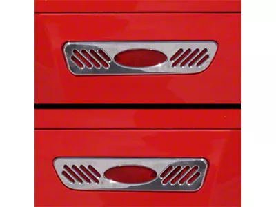 UPR Products Billet Extreme Side Marker Bezels; Polished (05-09 Mustang)