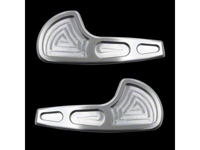 UPR Products Billet Flat Door Handle with Recesses Kit; Polished (94-04 Mustang)