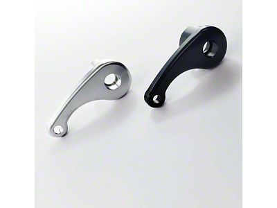 UPR Products Billet Hood Latch Release Lever; Black (15-24 Mustang)