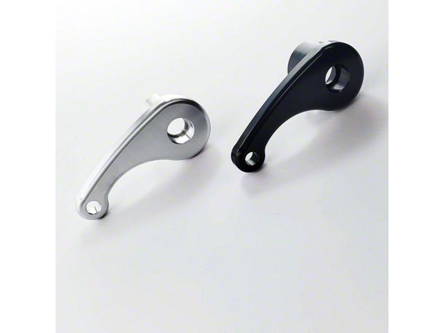 UPR Products Billet Hood Latch Release Lever; Satin (15-24 Mustang)