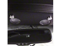 UPR Products Billet Map Light Button Covers; Polished (05-14 Mustang)